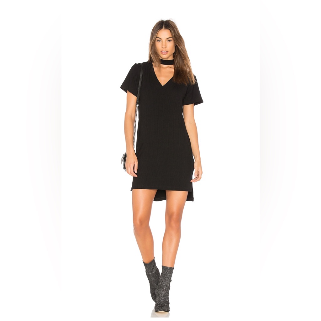 Closeout! Lna Black Choker Dress